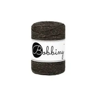 BOBBINY GOLDEN ESPRESSO MACRAME ROPE 1.5 MM 100M - Bobbiny Rope
