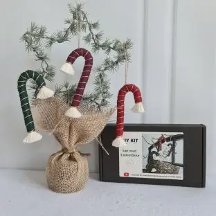 JULESTOKKE SÆT MACRAME DIY KIT - Macramé DIY-kits